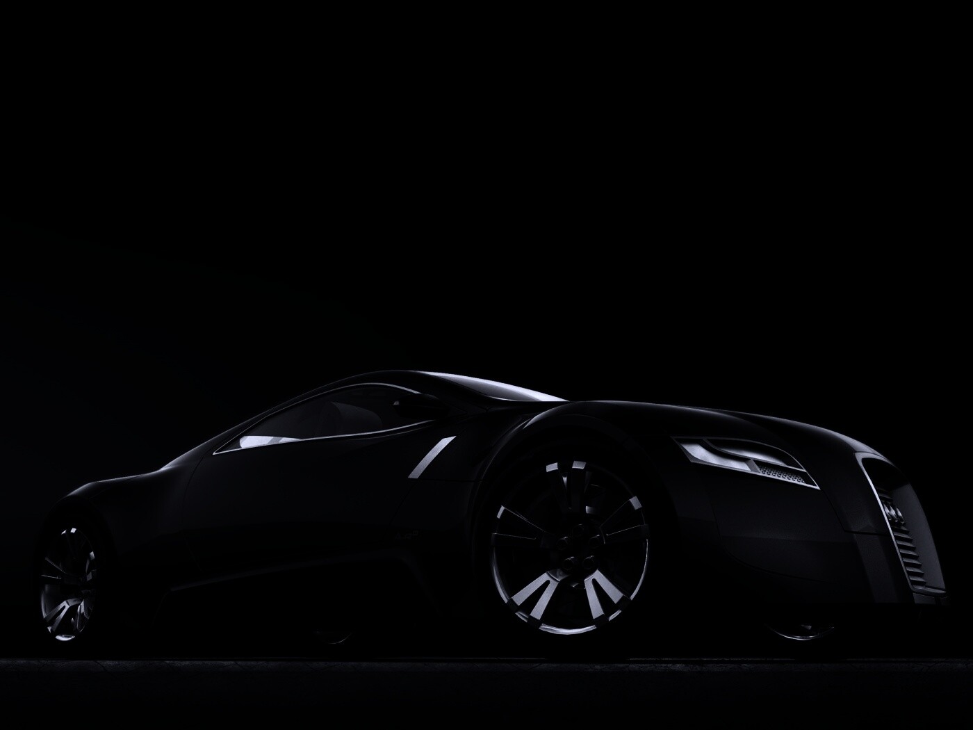 Концепт Audi R Zero обои