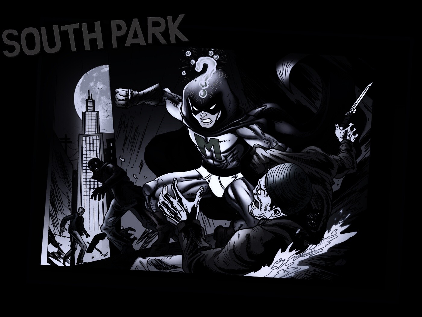 Комикс про Мистериона обои