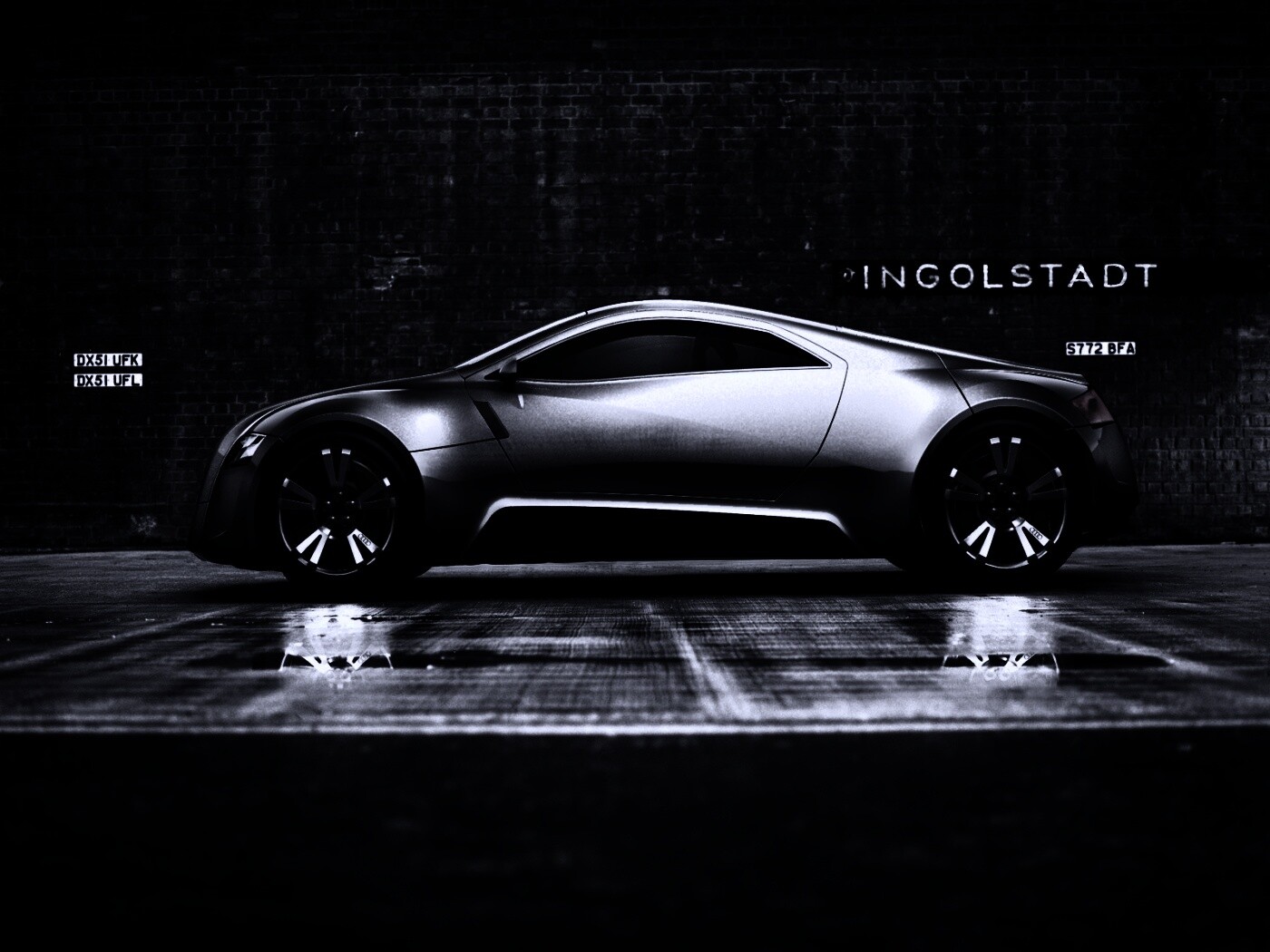 Концепт Audi R Zero обои