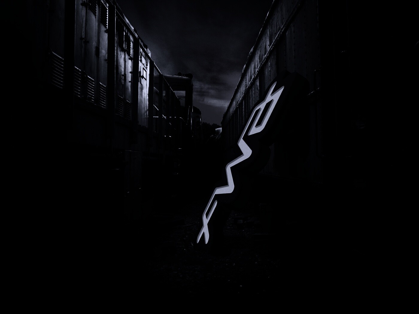 Упавшая вывеска обои