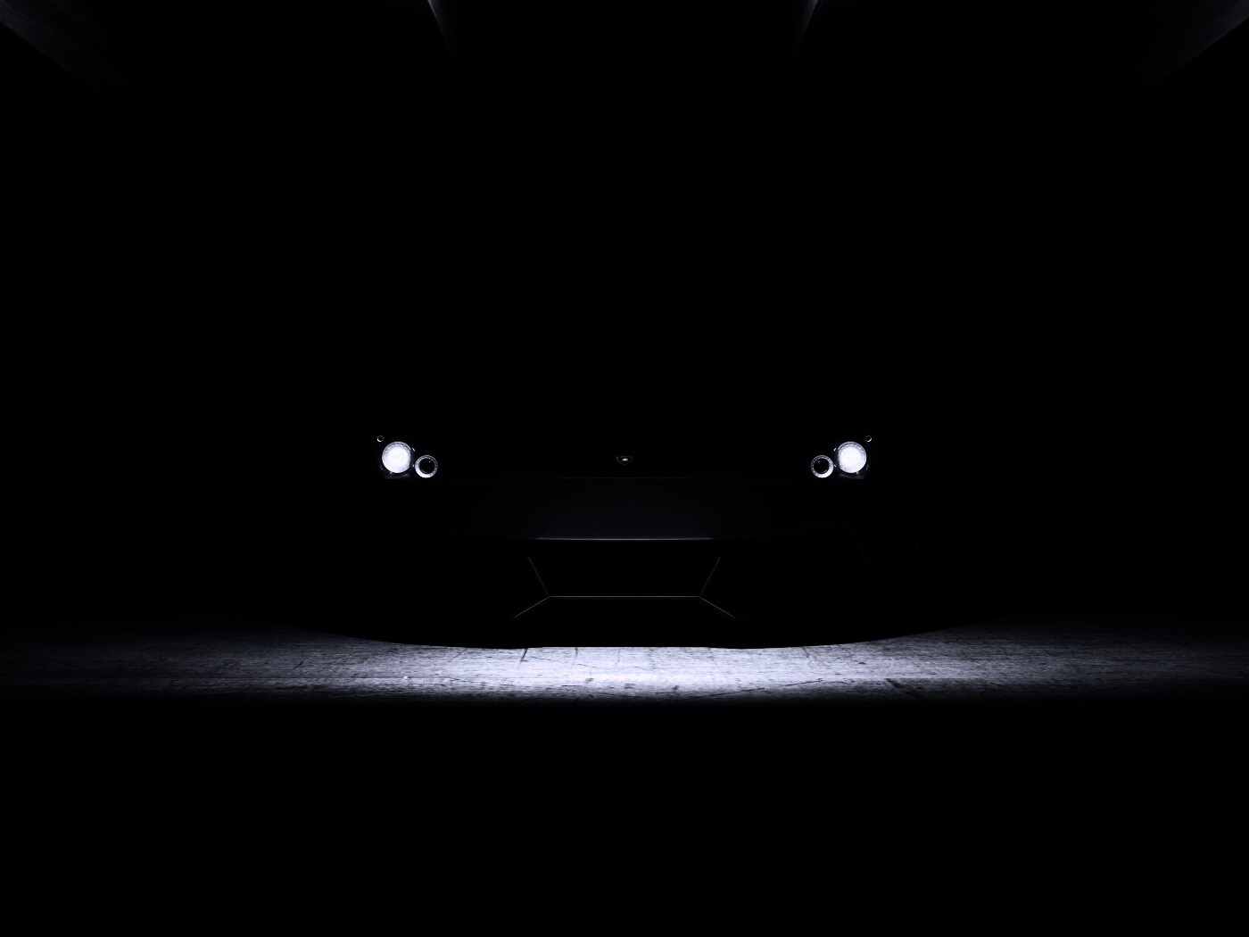 Ламборджини во тьме обои