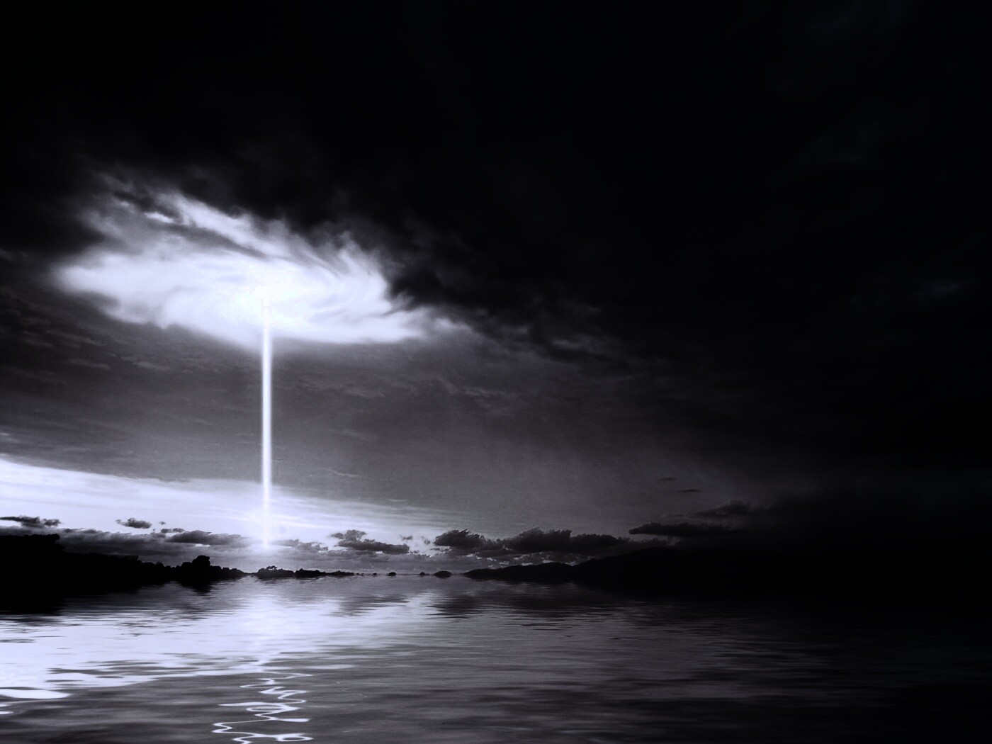 Луч с неба обои