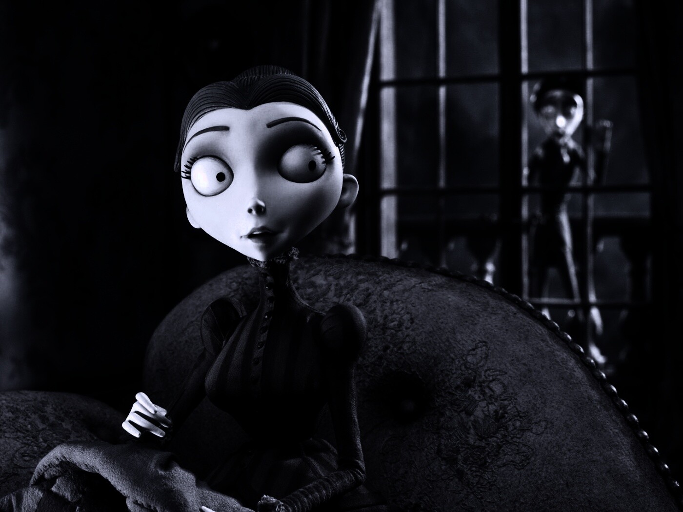 Мертвая невеста вышивает обои