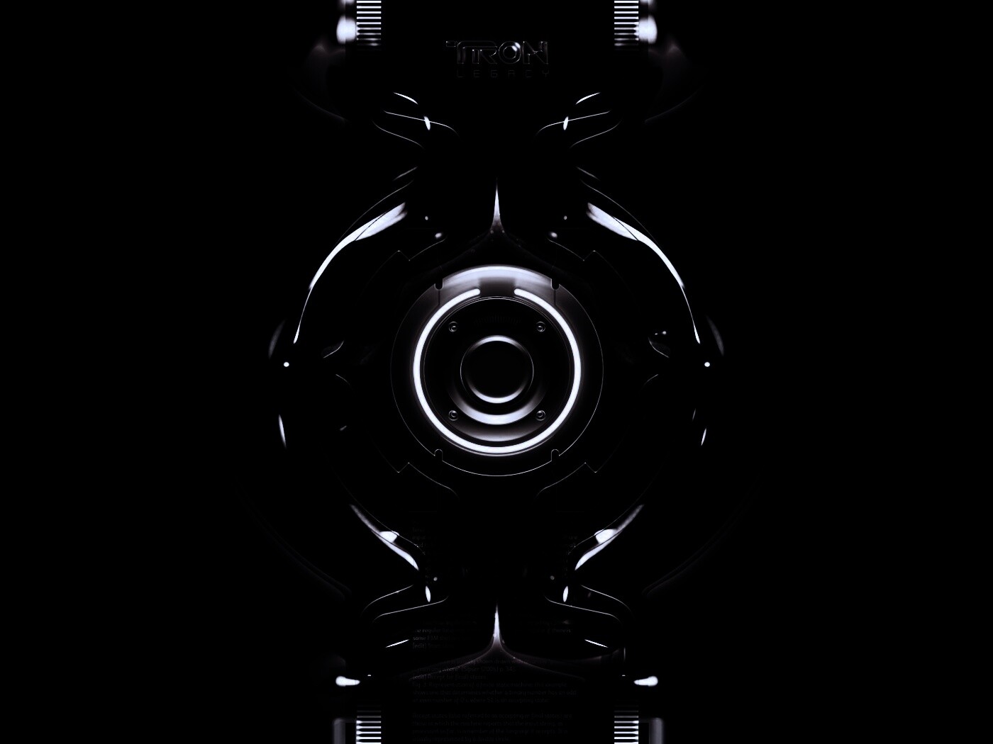 Tron Data Amber обои