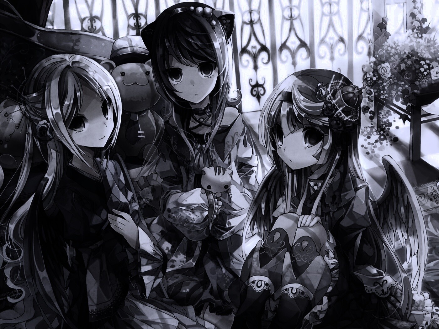 Три лоли обои