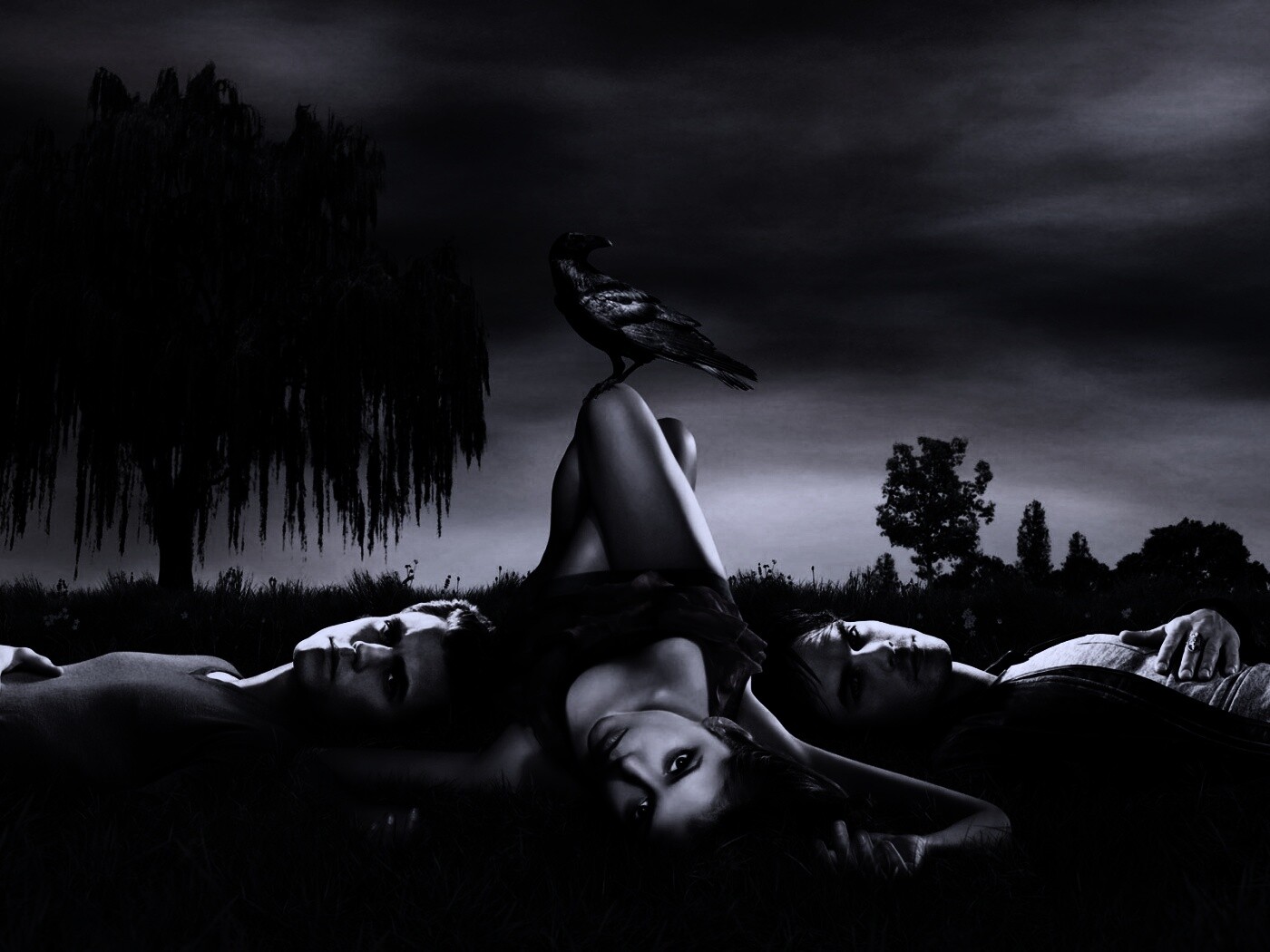 Герои сериала Дневники Вампира обои