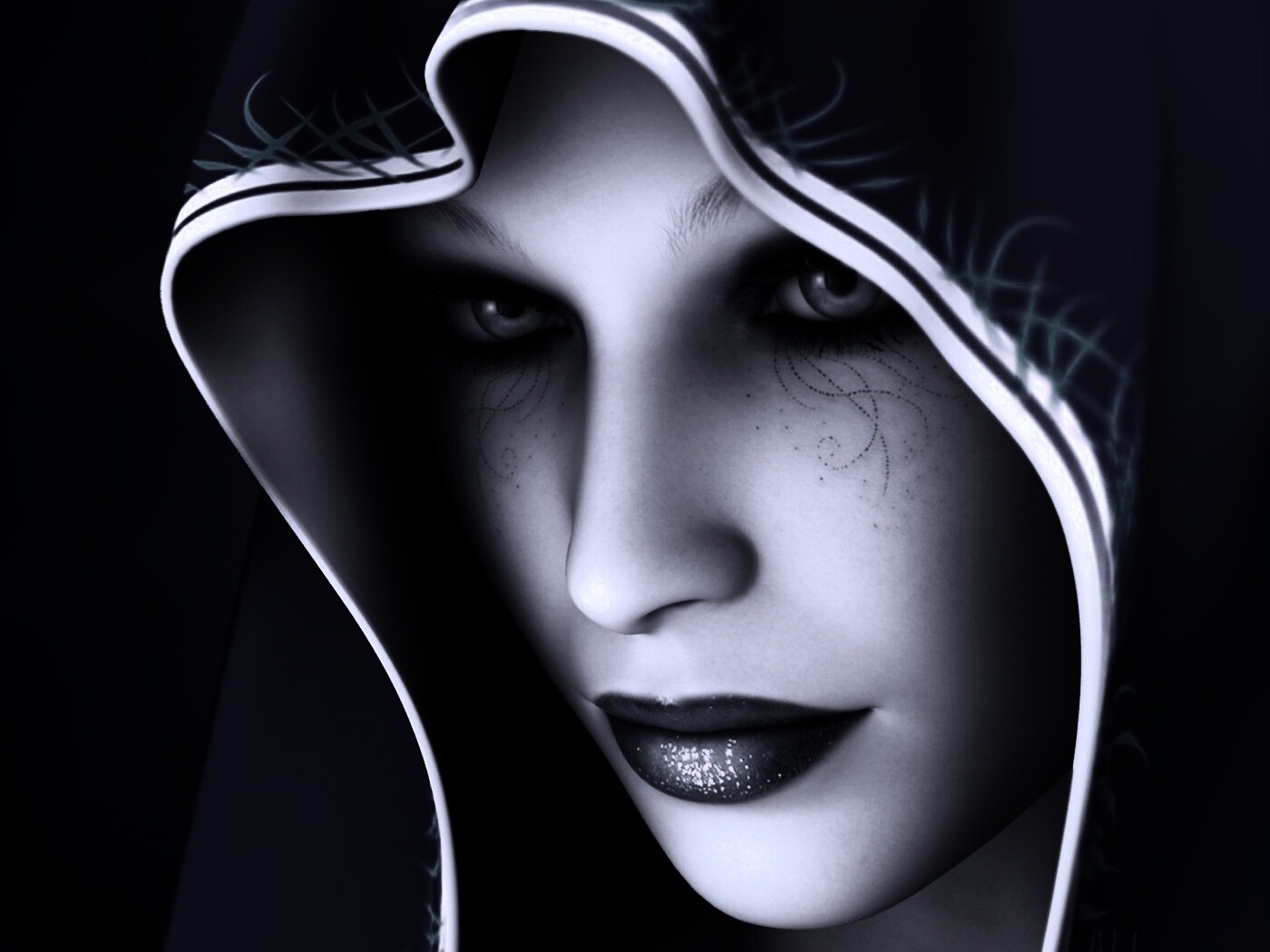 Магичка в капюшоне обои