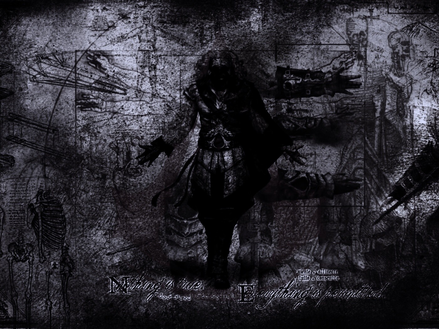 Гравюра Assasins Creed обои