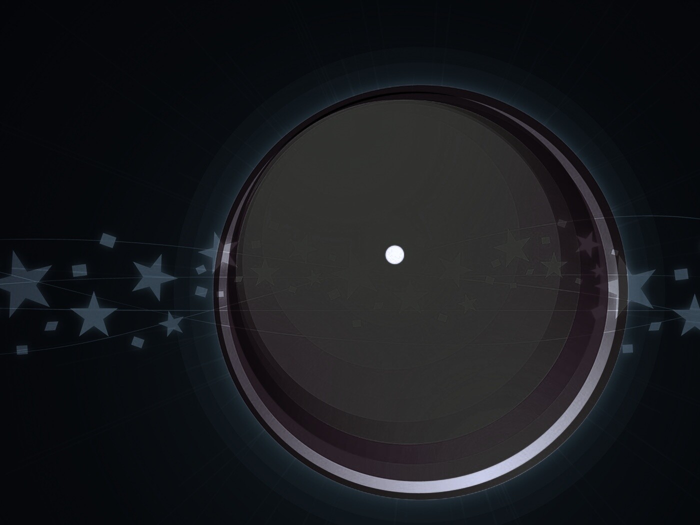 Большой красно-желтый круг обои