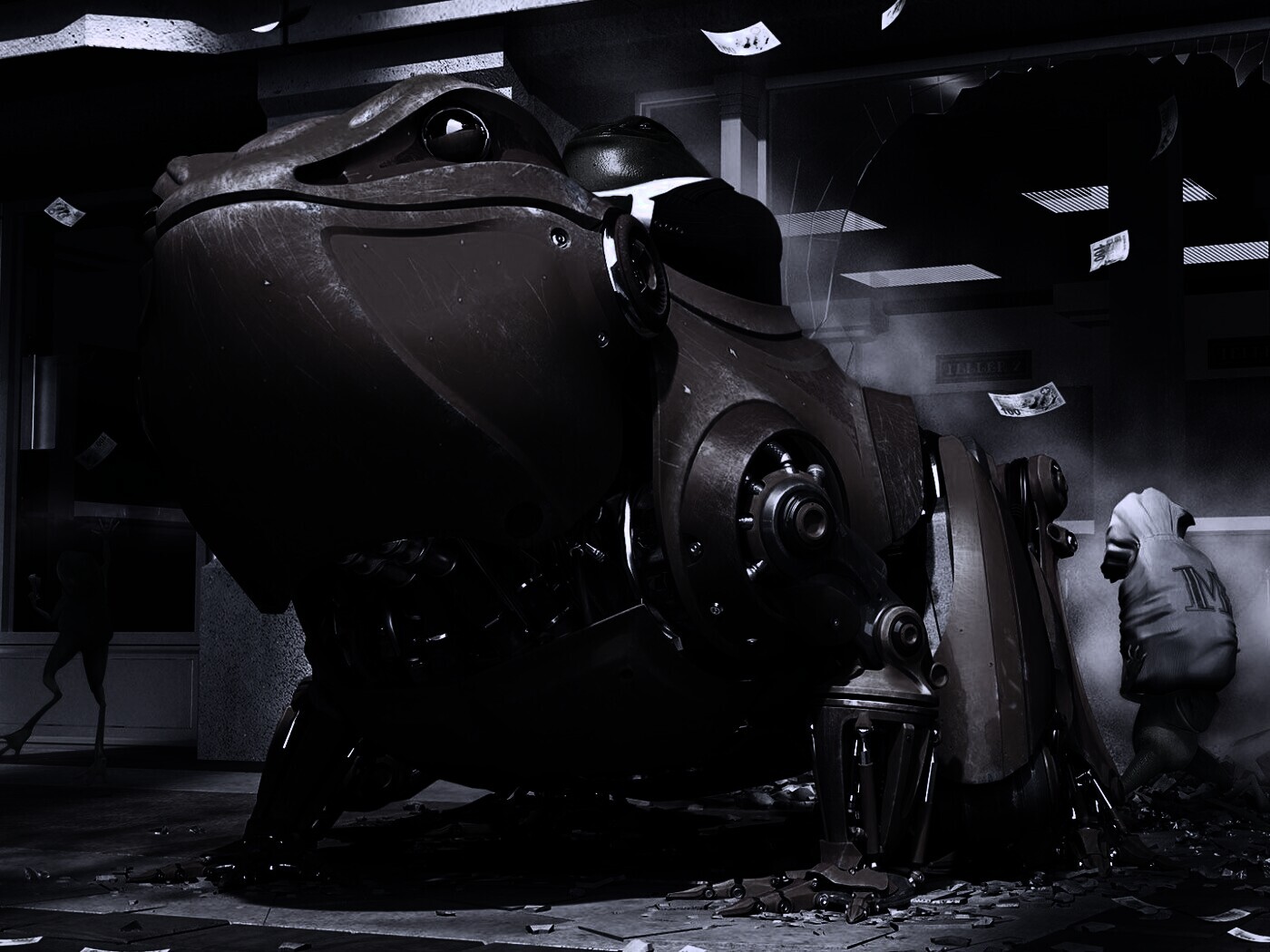 Боевой робот-жаба обои