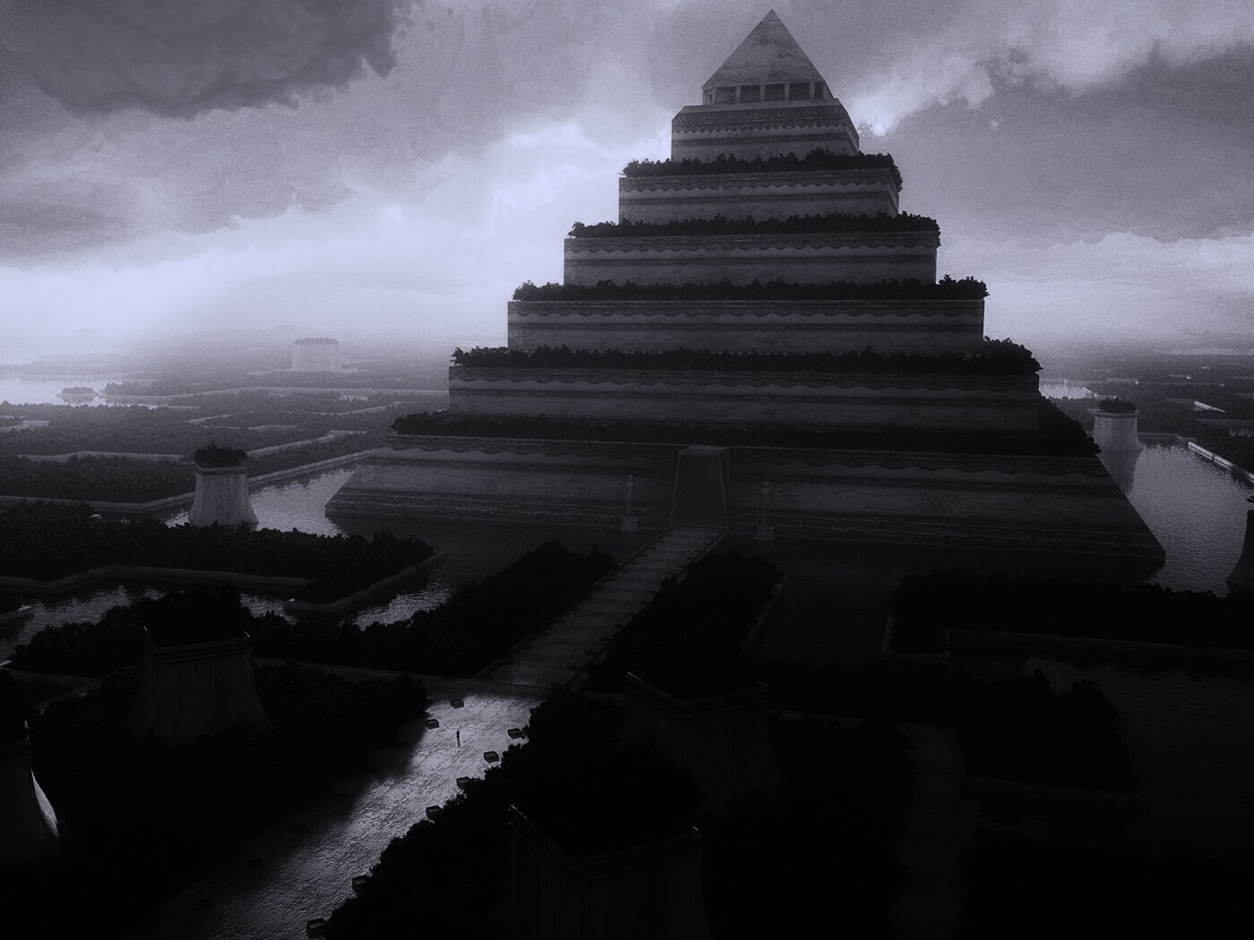 Пирамида обои