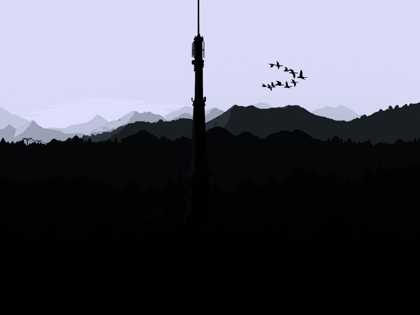 Зеленые горы обои