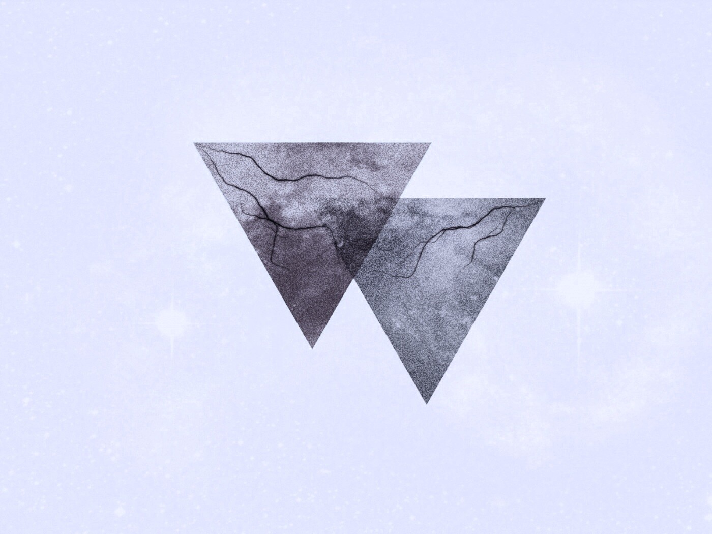 Минималистичные треугольники обои