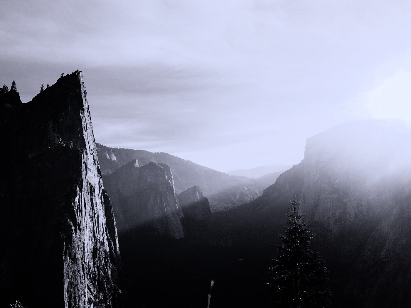 Горный пейзаж обои