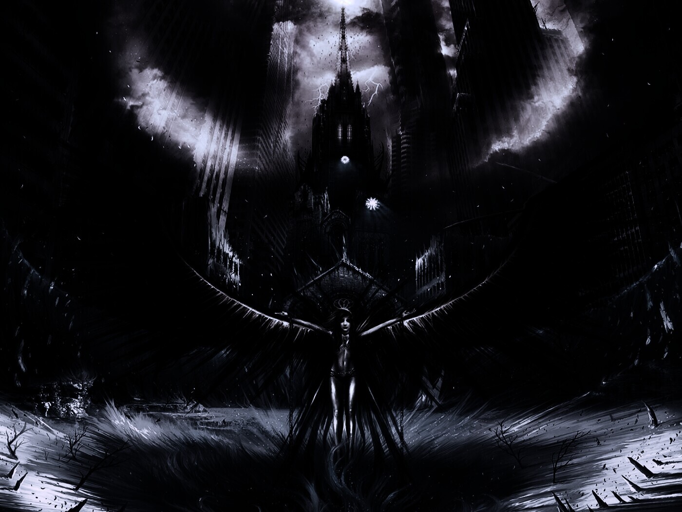 Тёмный ангел обои