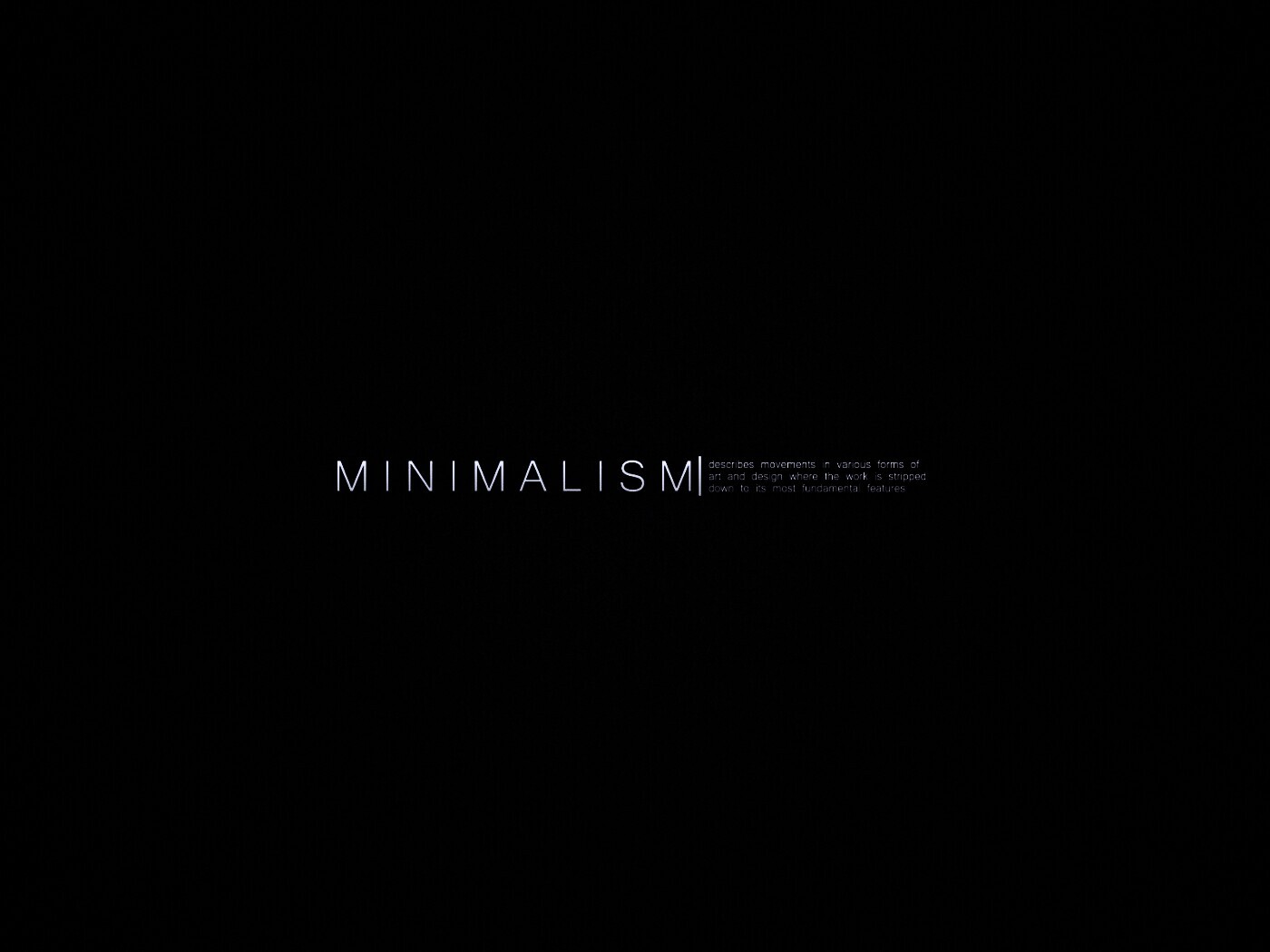 Минимализм обои