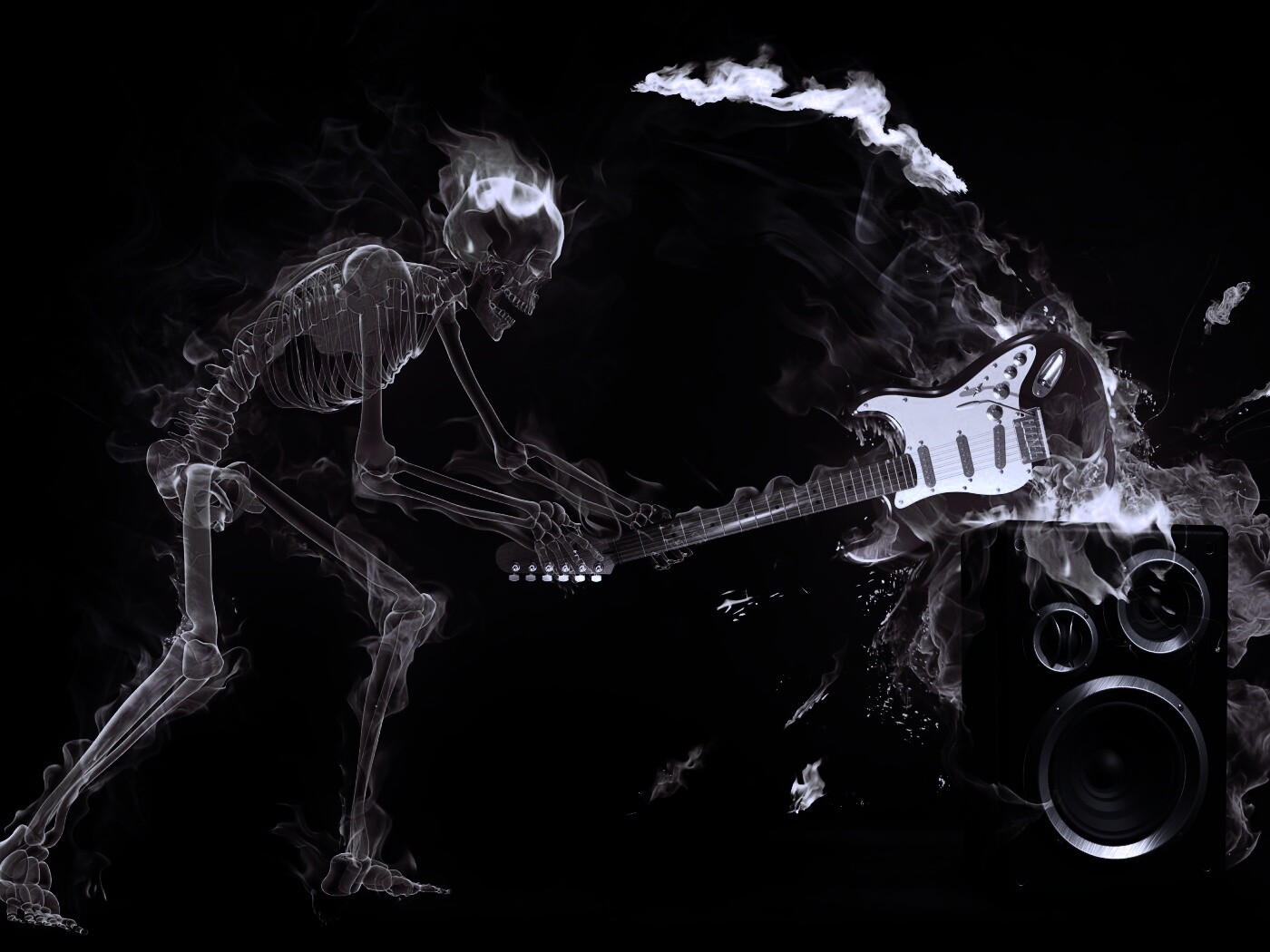 Музыка, пробирающая до костей обои