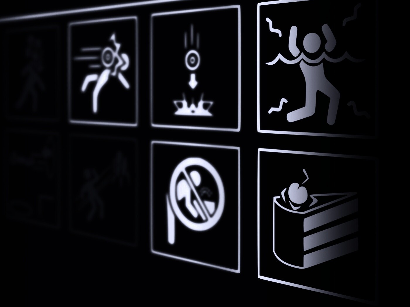 предупреждения Portal обои