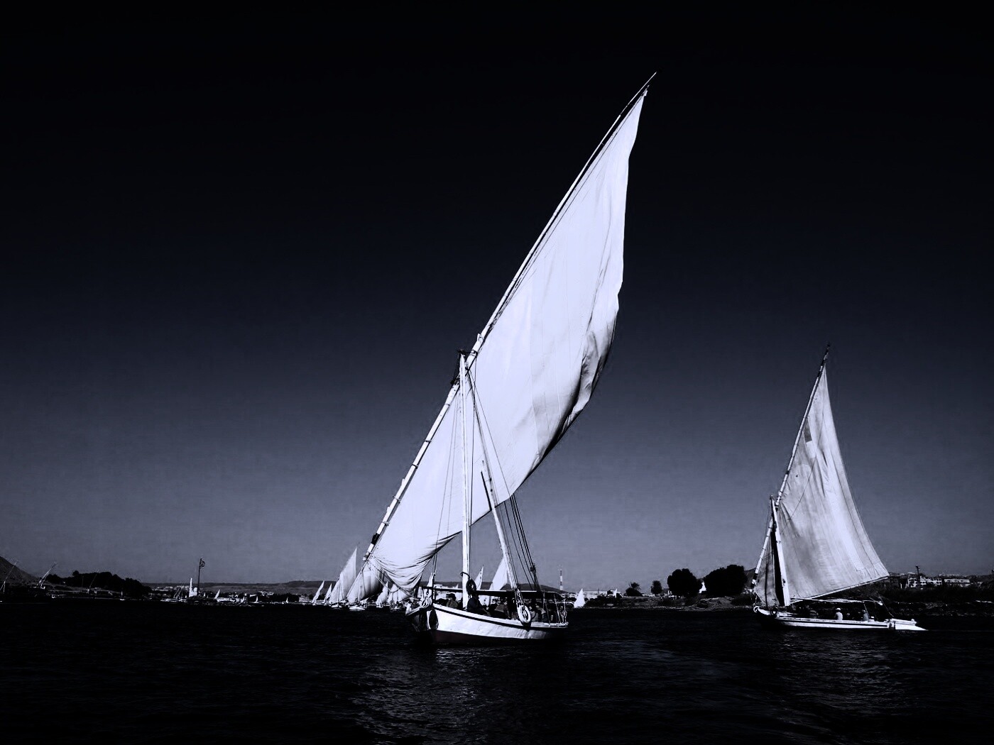 Под парусами обои