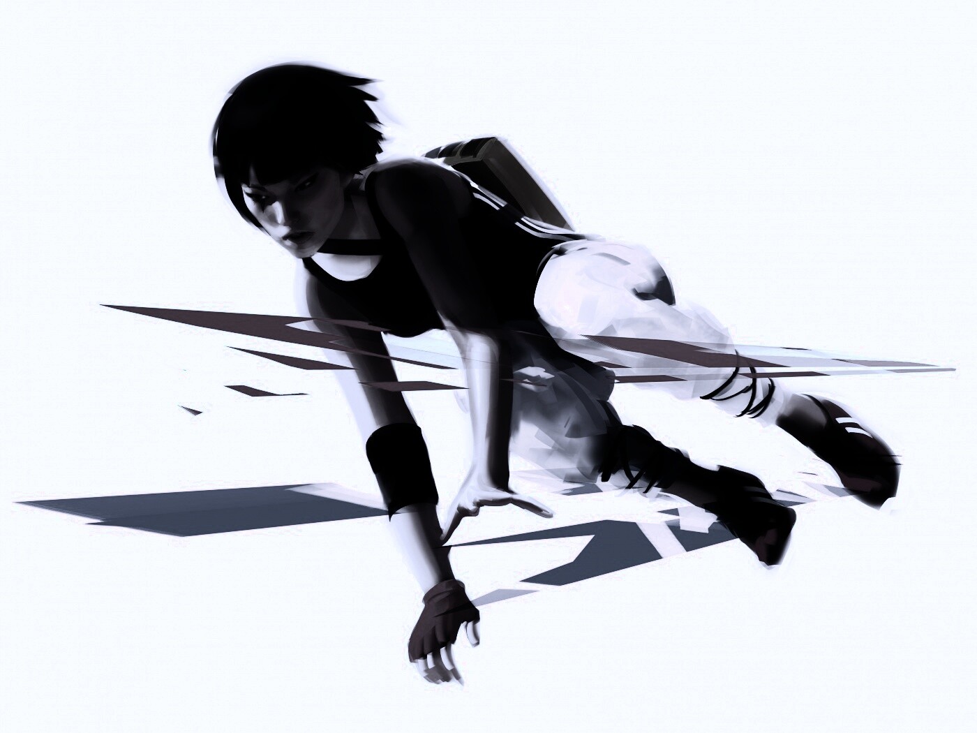 Фейт в прыжке обои