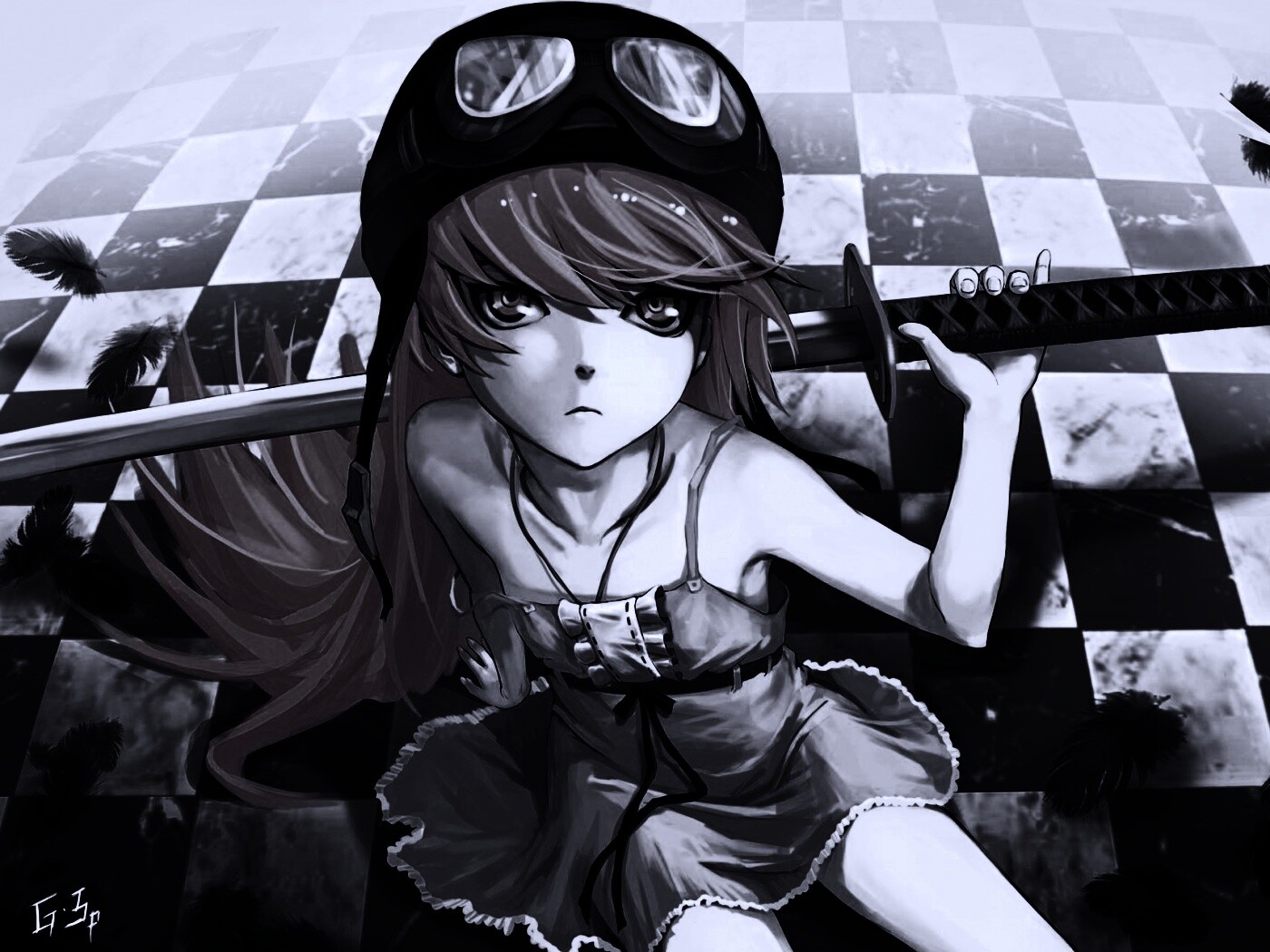 Полувампир из Bakemonogatari обои