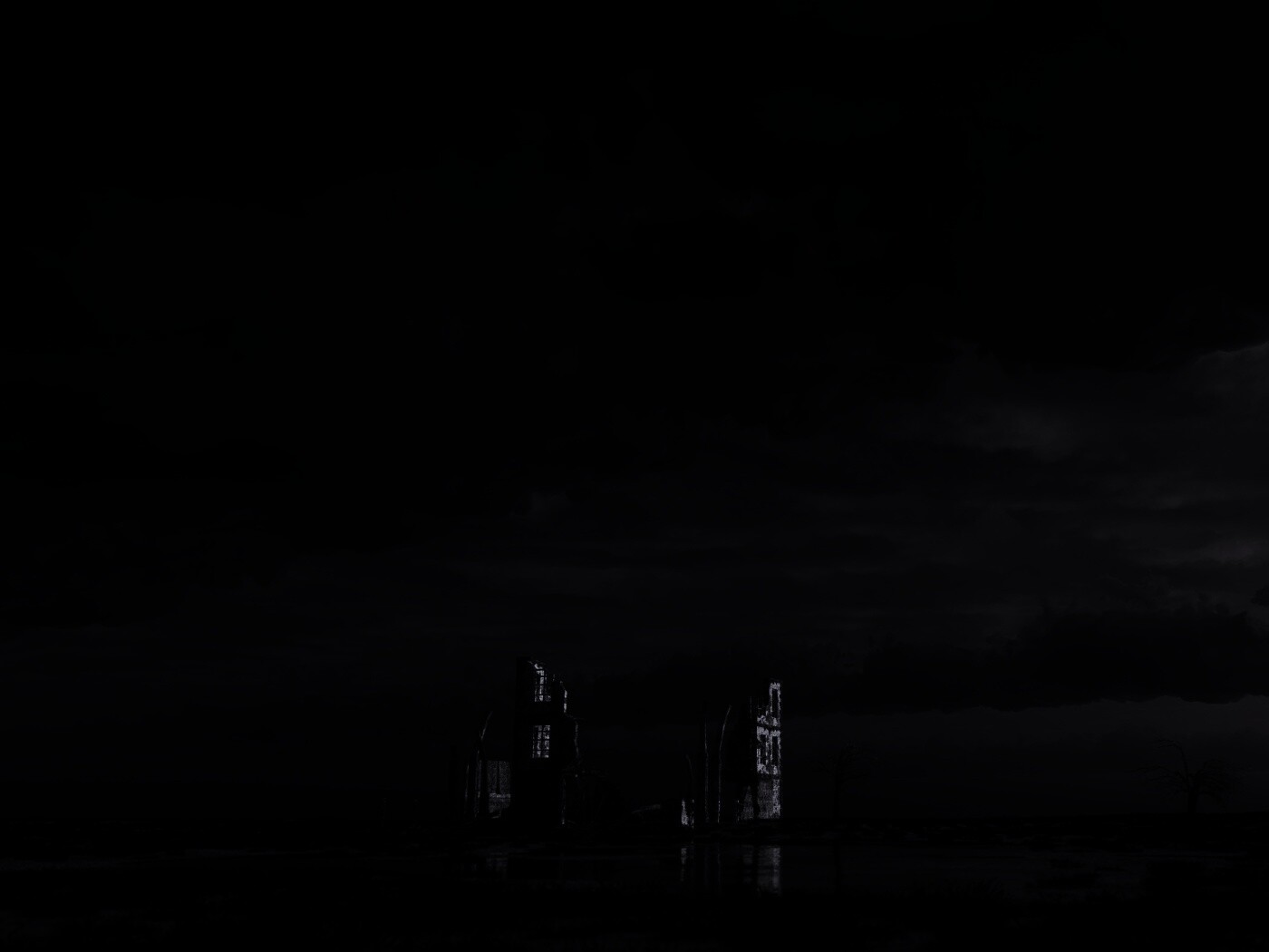 Руины здания обои