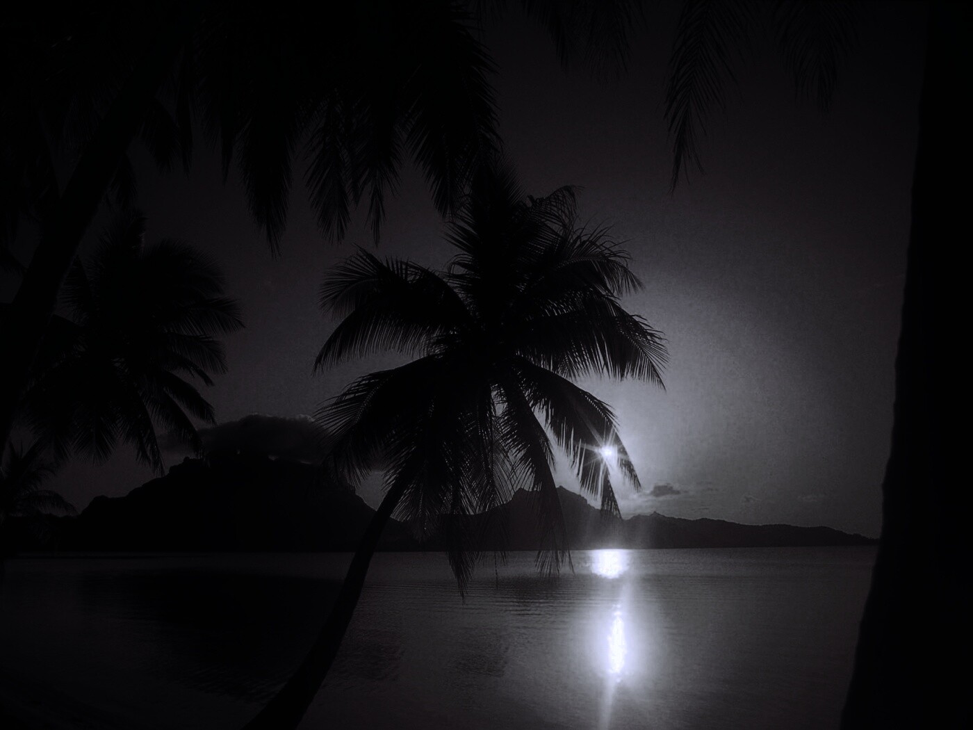 Закат в раю обои