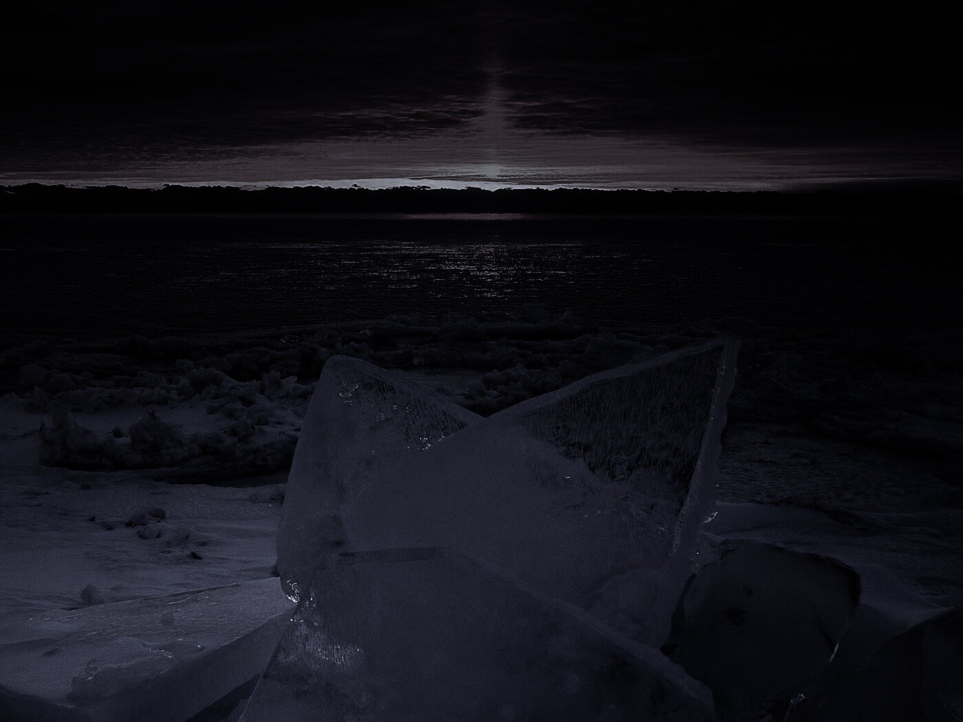 Река на закате обои