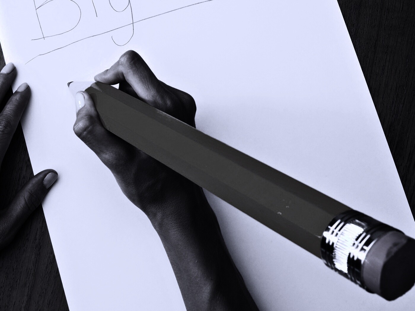 Бльшой карандаш, большие мысли обои