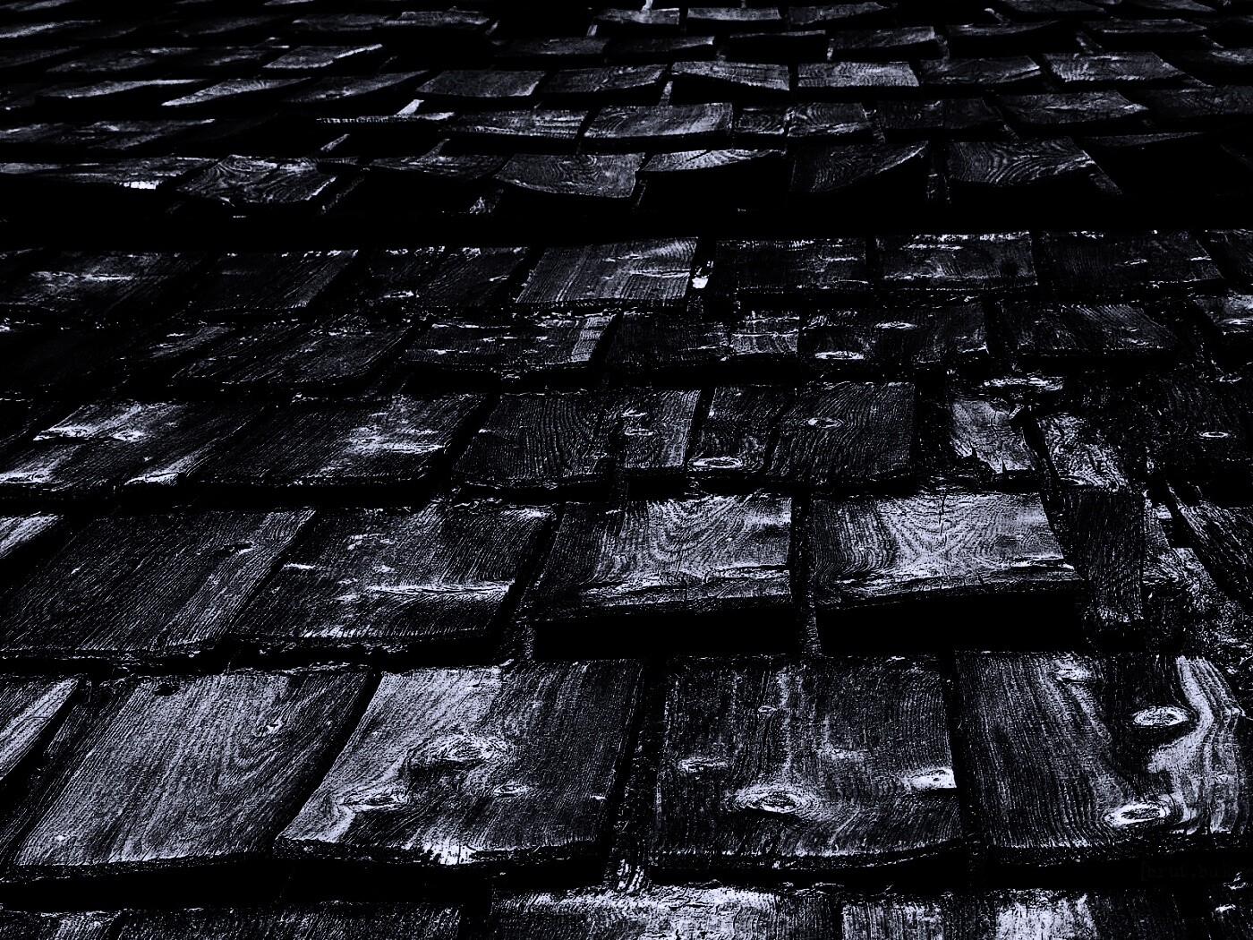 Деревянная крыша обои