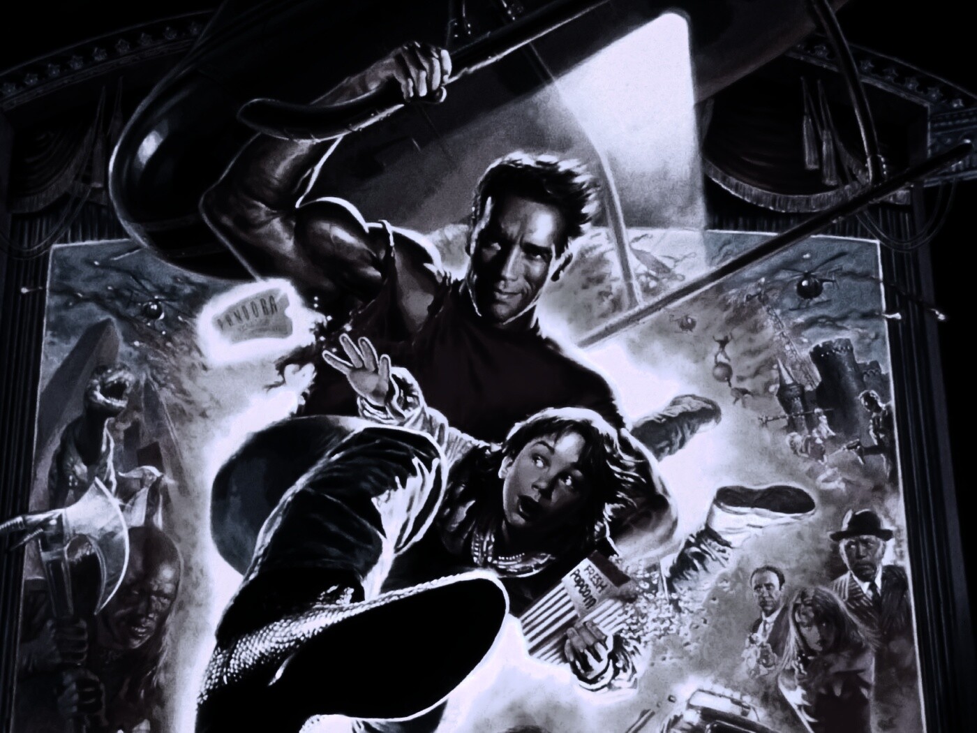 Последний герой боевика обои