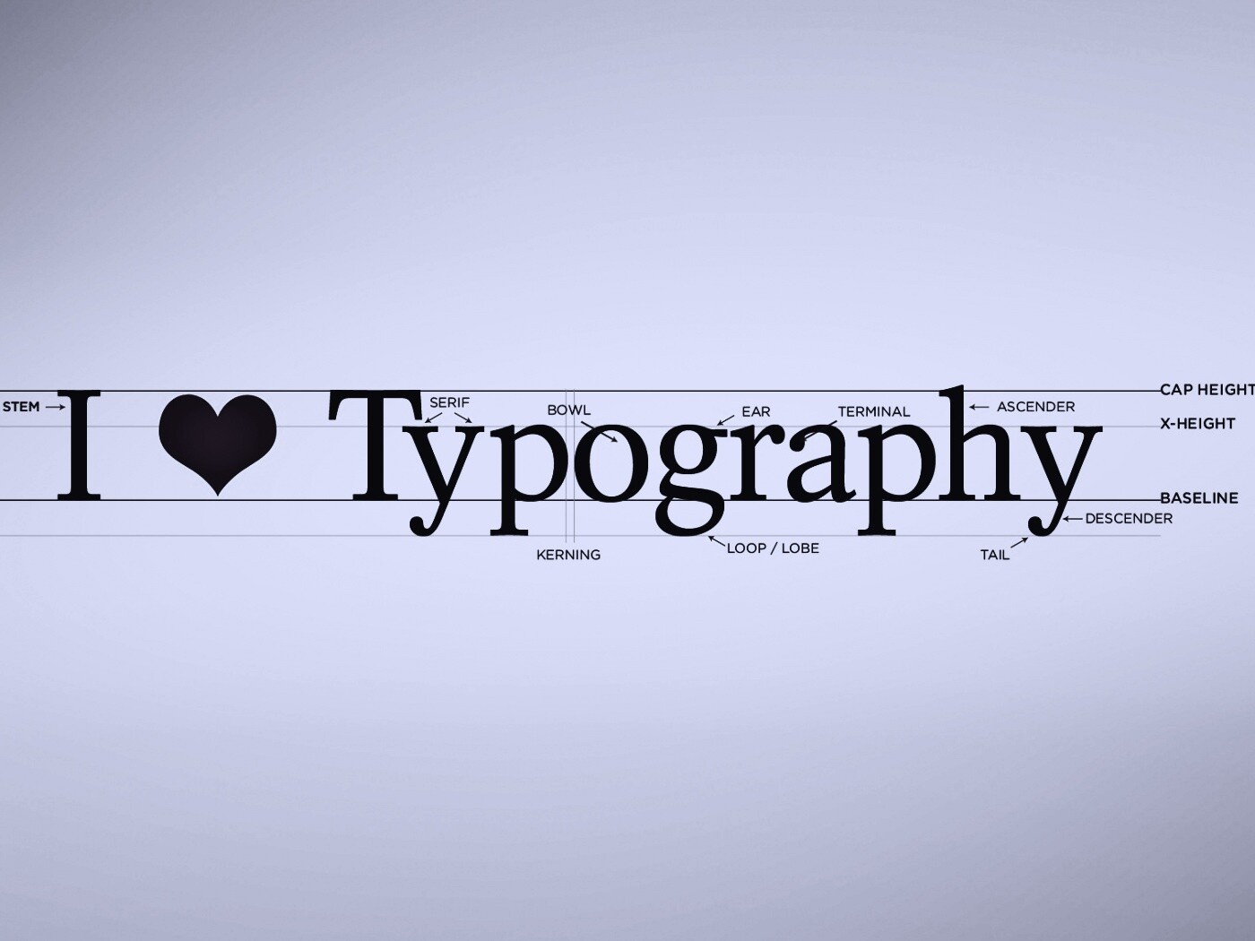 I love typography обои