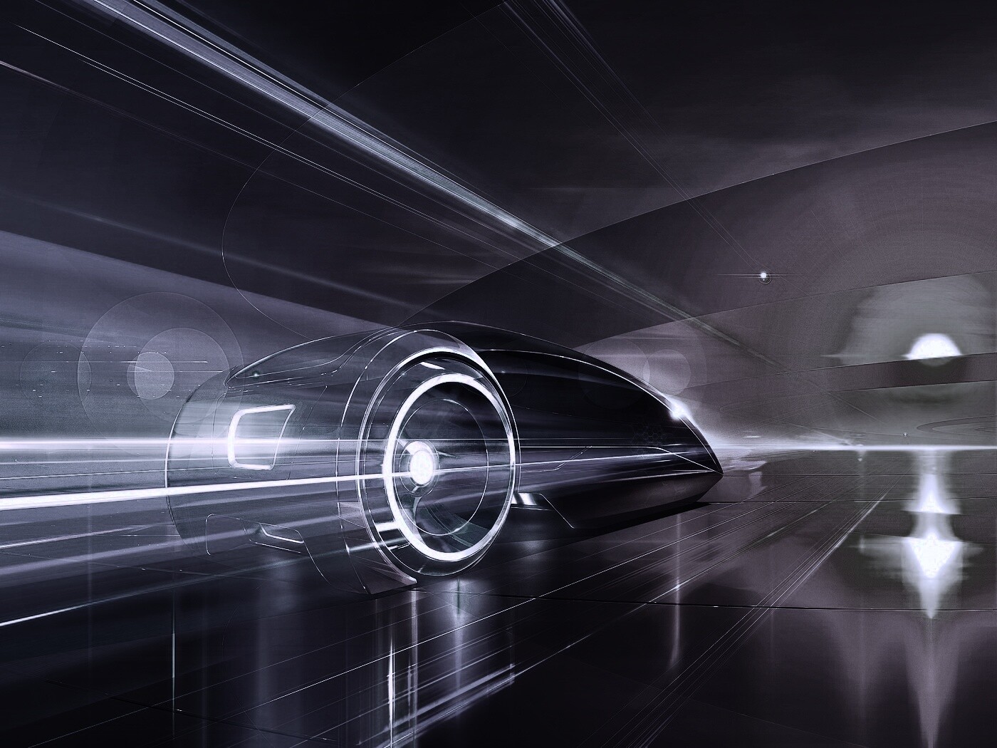 В закат обои