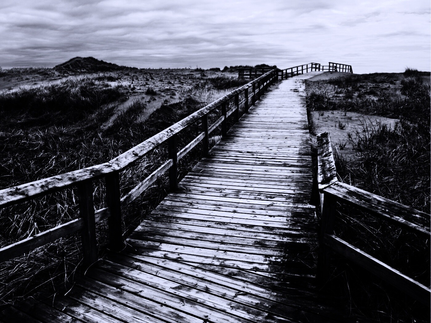 Деревянная дорога обои