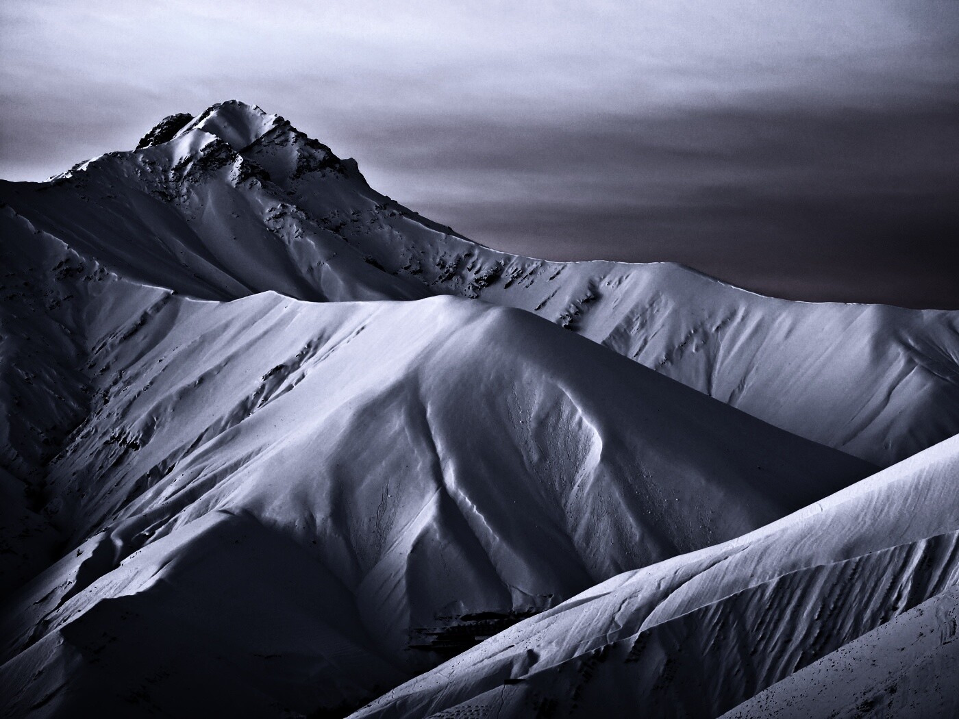 Снежные вершины обои