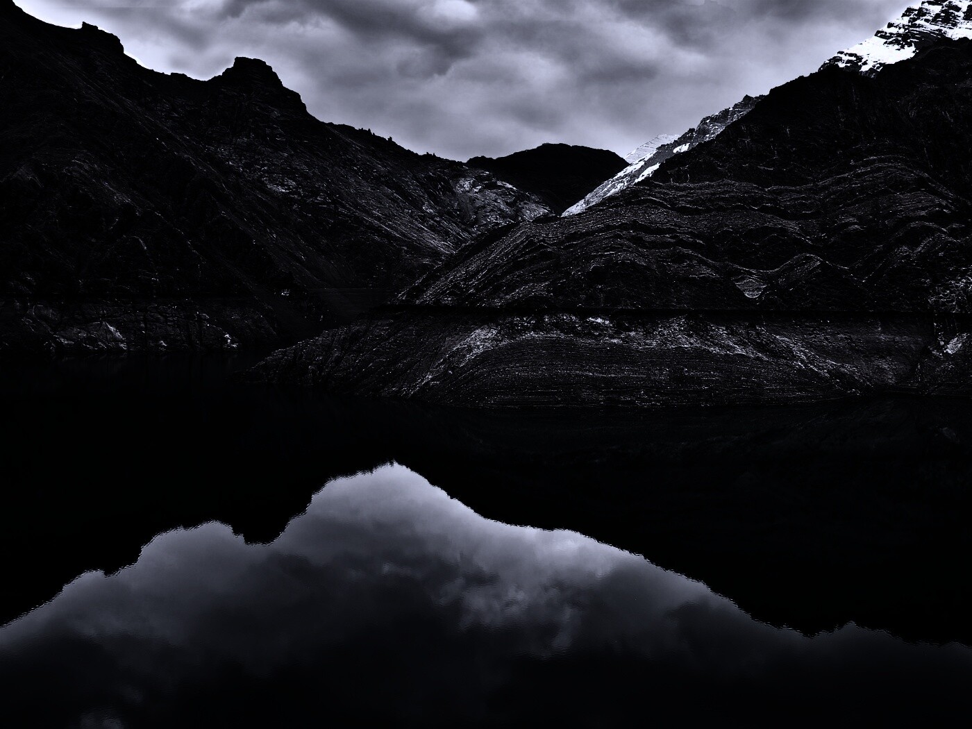 Горное озеро обои