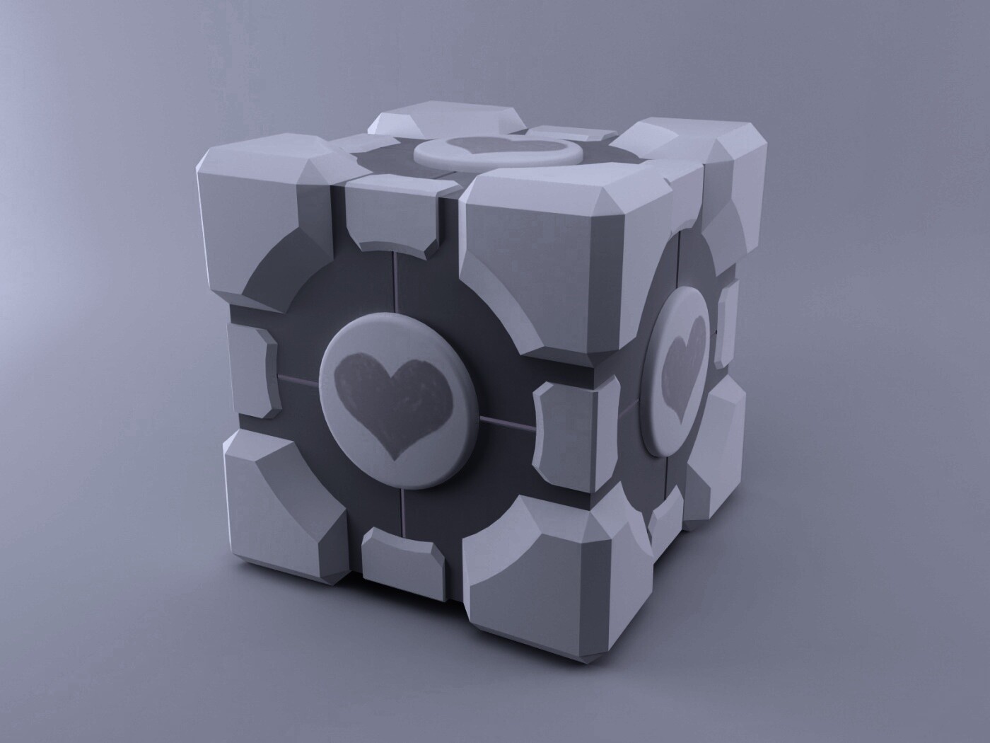 Взвешенный куб-компаньон обои