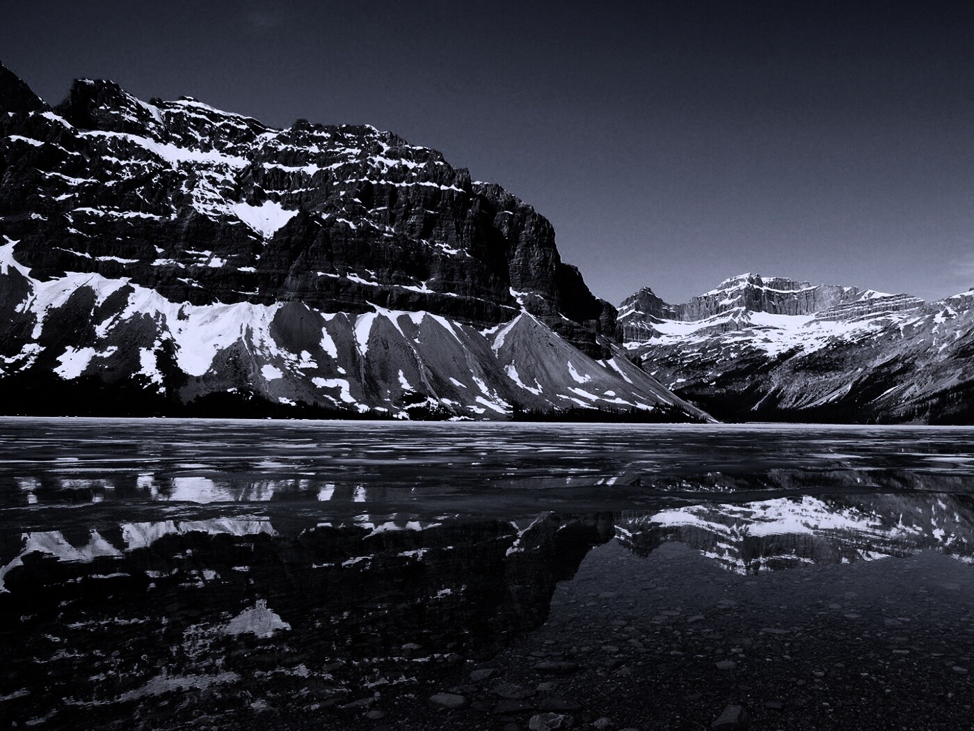 Снежные горы обои