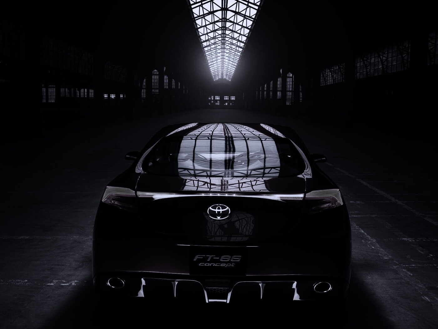 Концепт спортивной тойоты обои