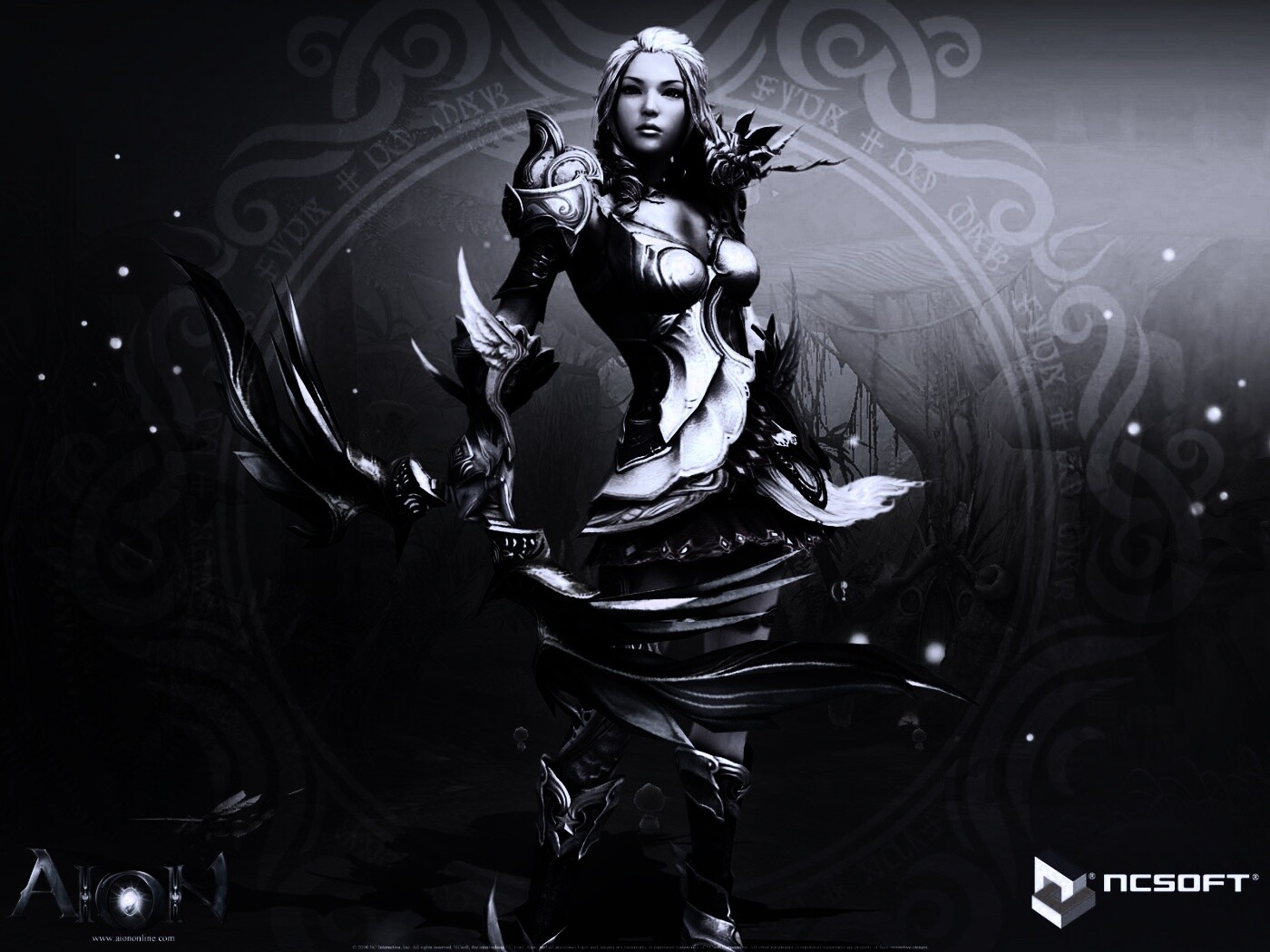 Лучница из Aion обои