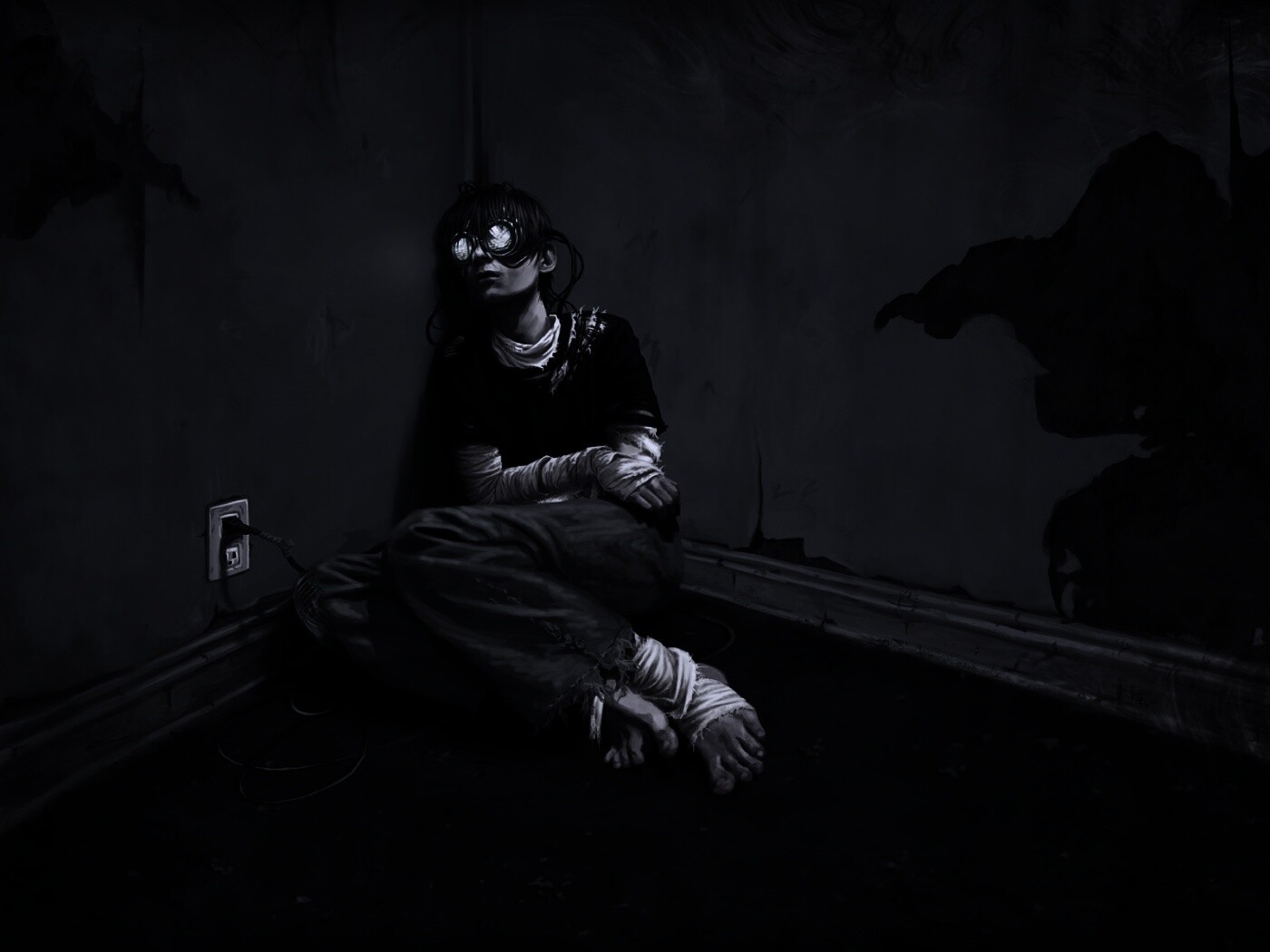 Потерянный в виртуальном мире обои