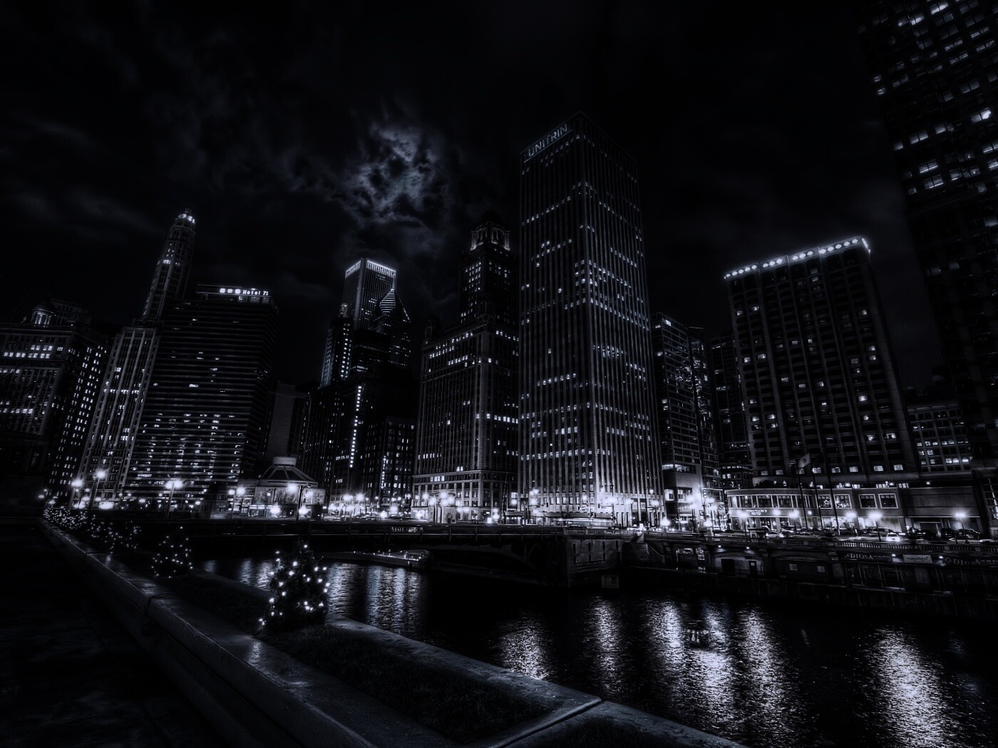 Потрясающий городской вид обои