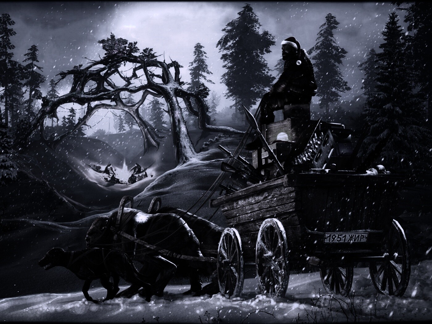 Новогодний Сталкер обои