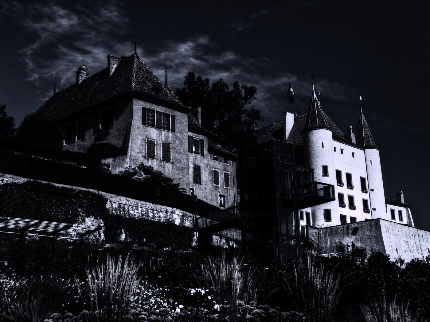 Дома с своеобразной архитектурой обои