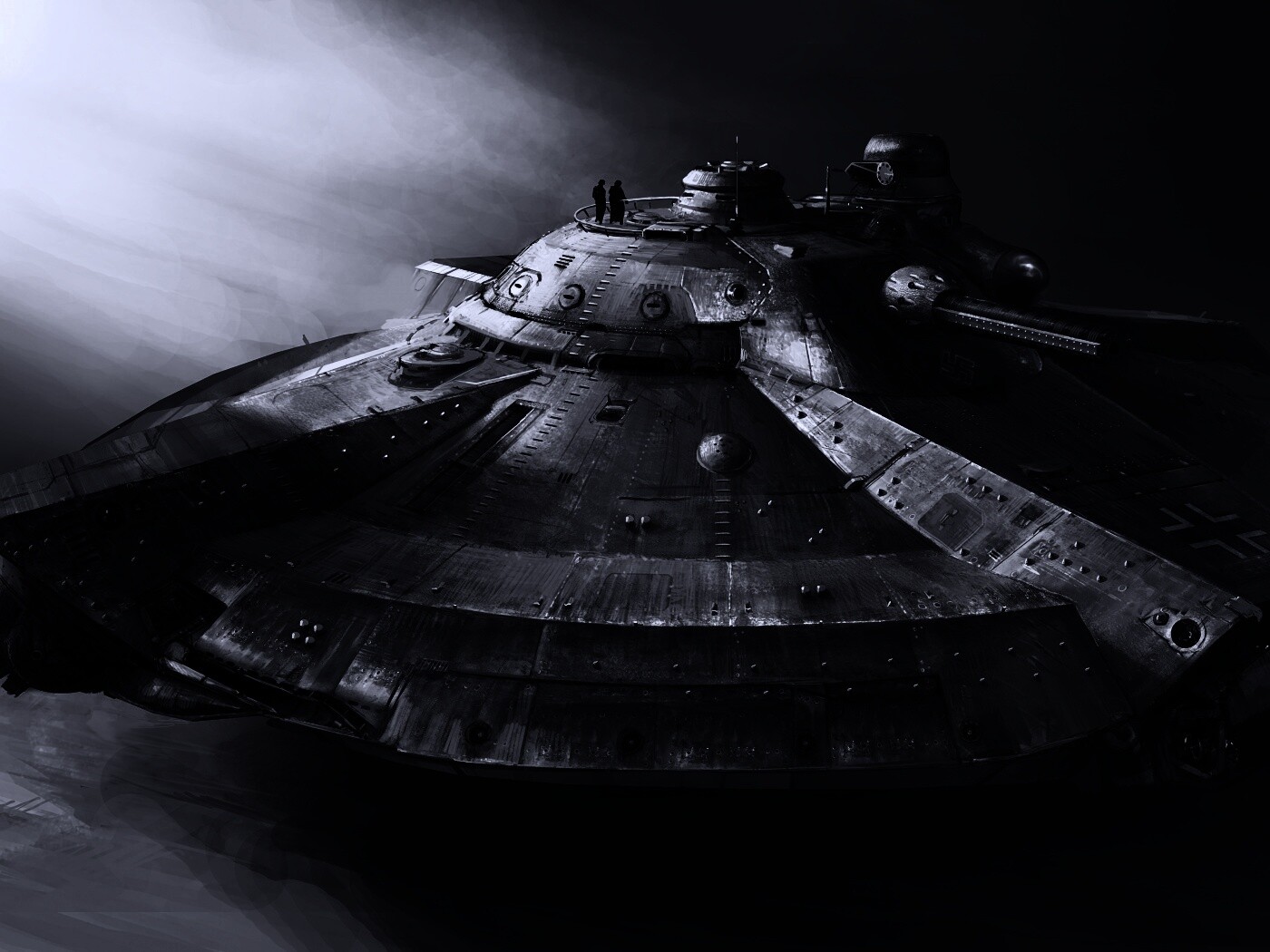 Летающая тарелка. Разработка Рейха. обои