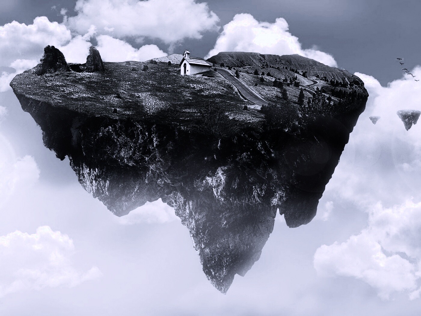 Летающий острв обои