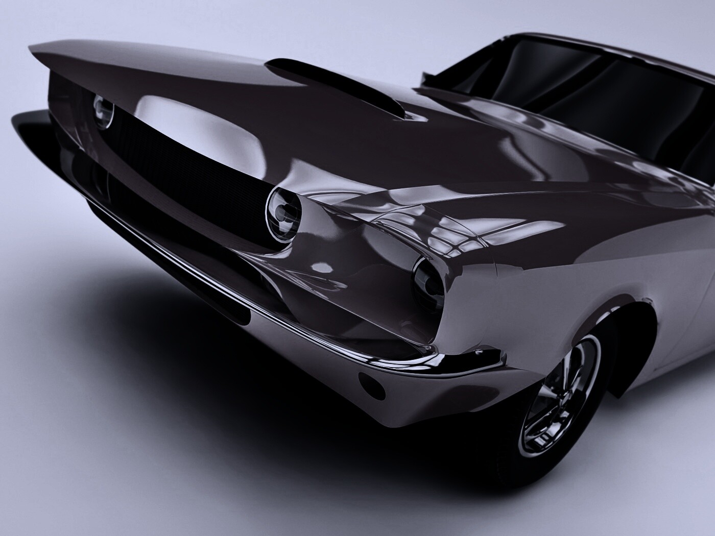 Красный ретро автомобиль обои