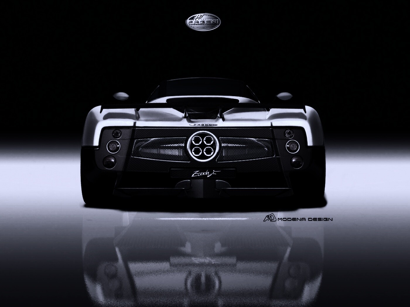 Pagani Zonda рендер обои