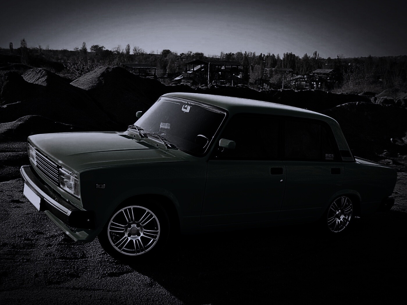 Кислотные жигули обои