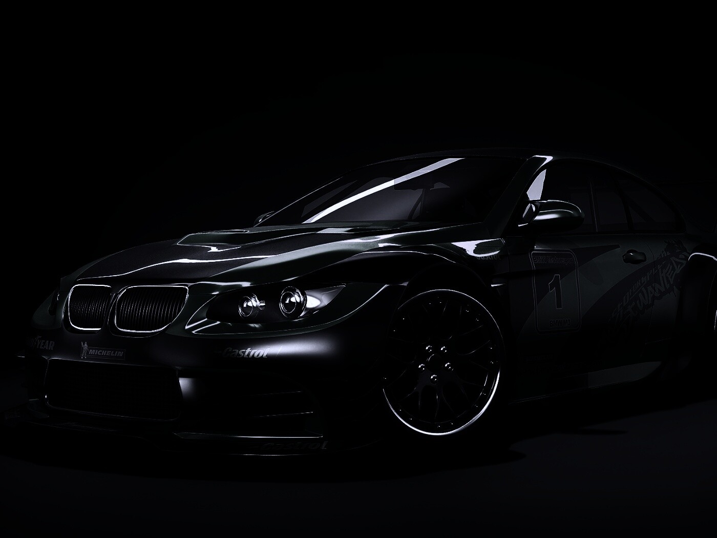 Гоночный BMW M3 обои